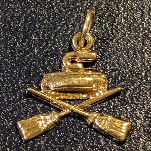 Gold-Plated Sterling Silver Curling Charm by Rembrandt